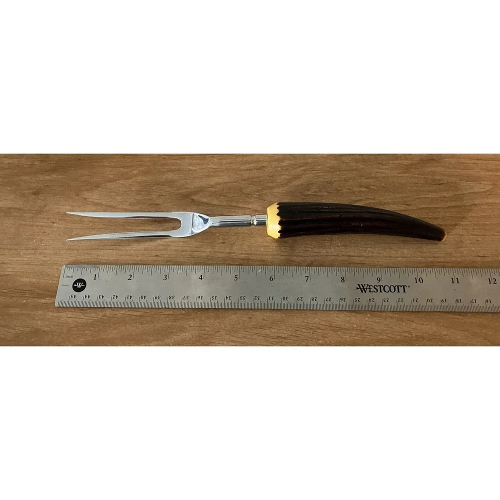 Vintage Regent Sheffield Warwick Knife/Fork Serving Carving Stainless Steel Set